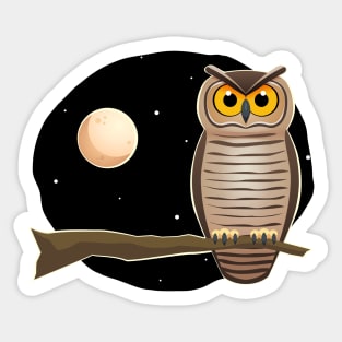 Night Owl Sticker